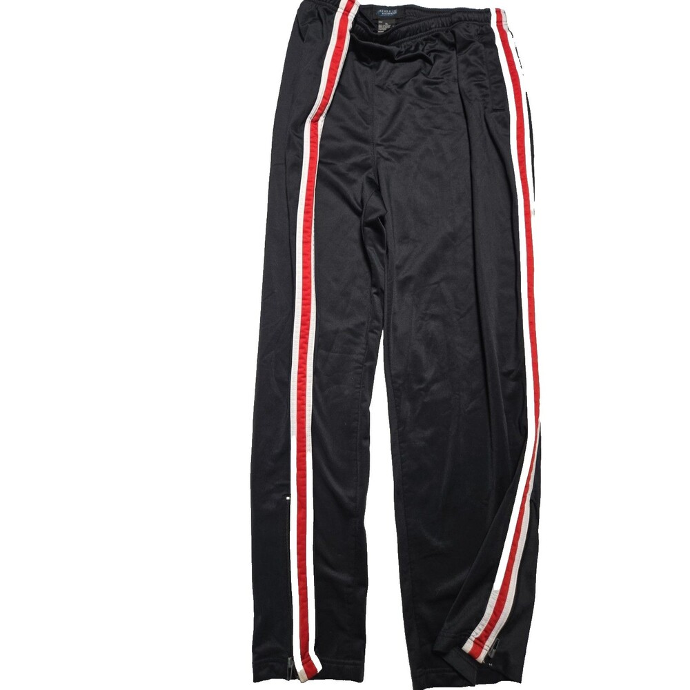 Athletic Works Training Pants Men XL Black Poly Drawstring
